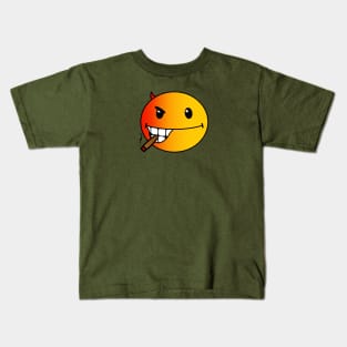 Little Bit Evil, Little Bit Good Kids T-Shirt